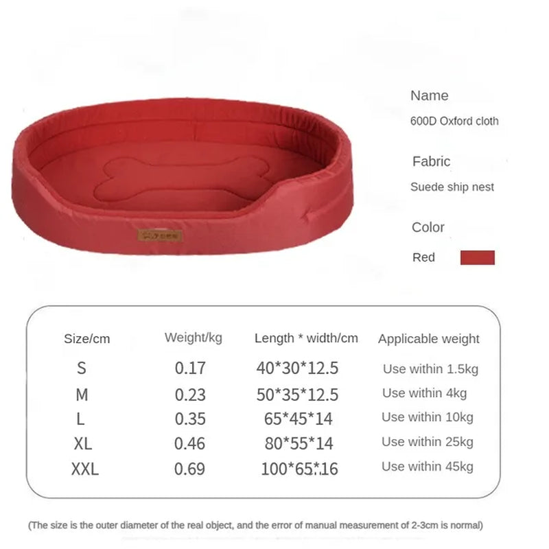 waterproof and anti-mite sofa bed for dogs and cats, chew resistant mat, wear-resistant, oxford cloth, leakproof, anti-murine in