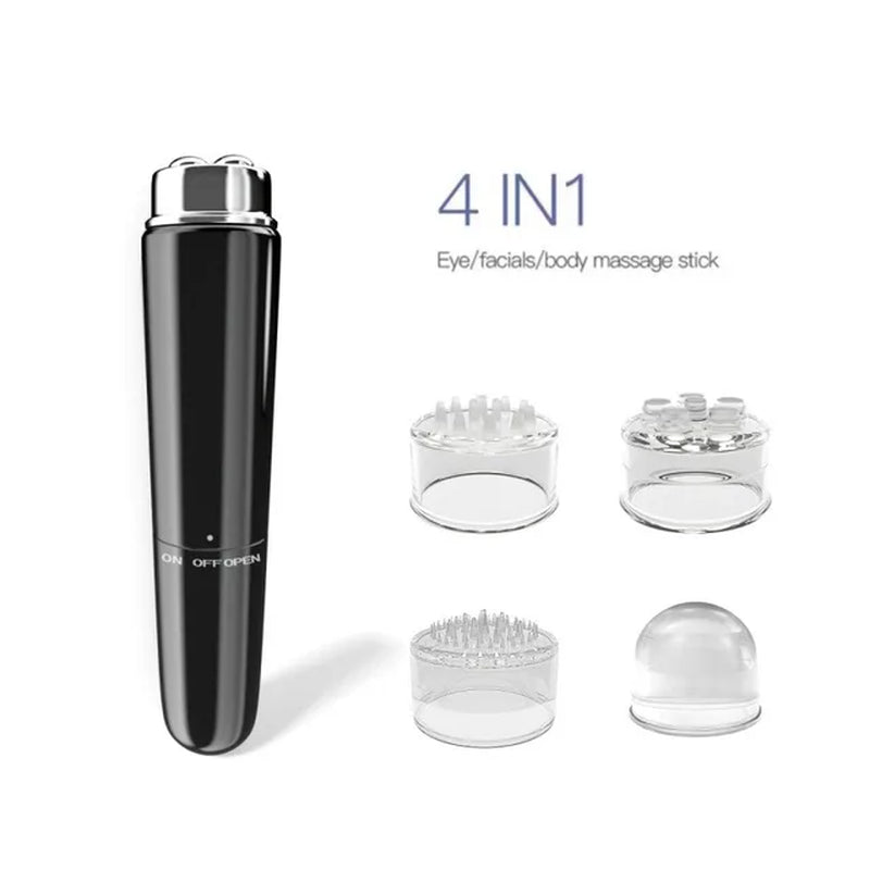 new mini eye massager electric vibration beauty instrument magnetic therapy portable v face massage stick