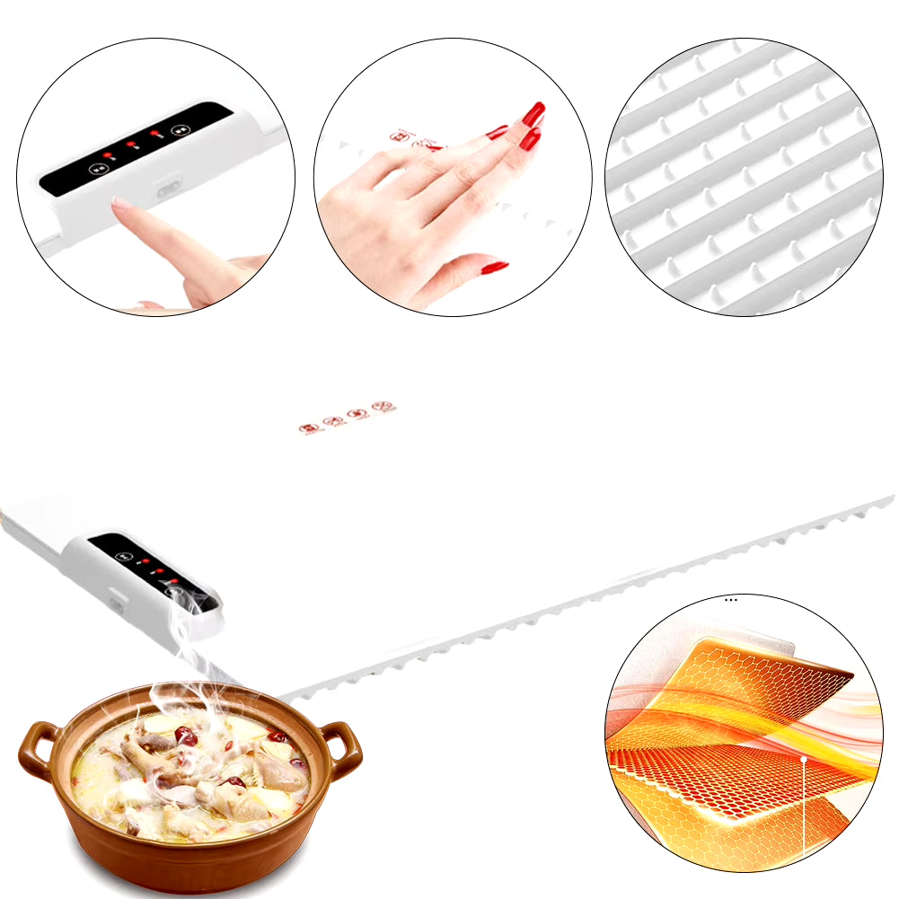 electric warming tray with adjustable smart temperature  