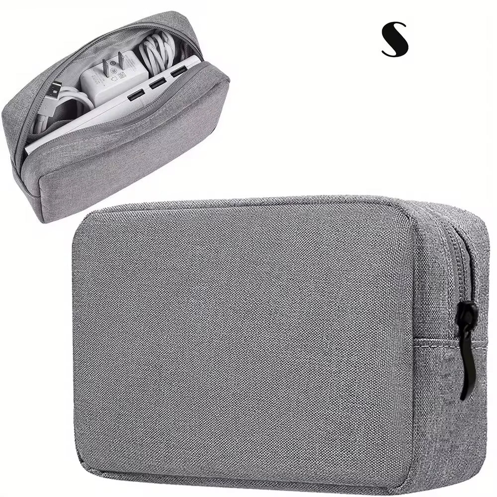 travel size storage bag for electronics