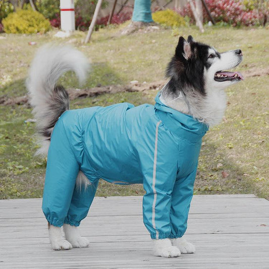 Pet Paws Waterproof Dog Poncho