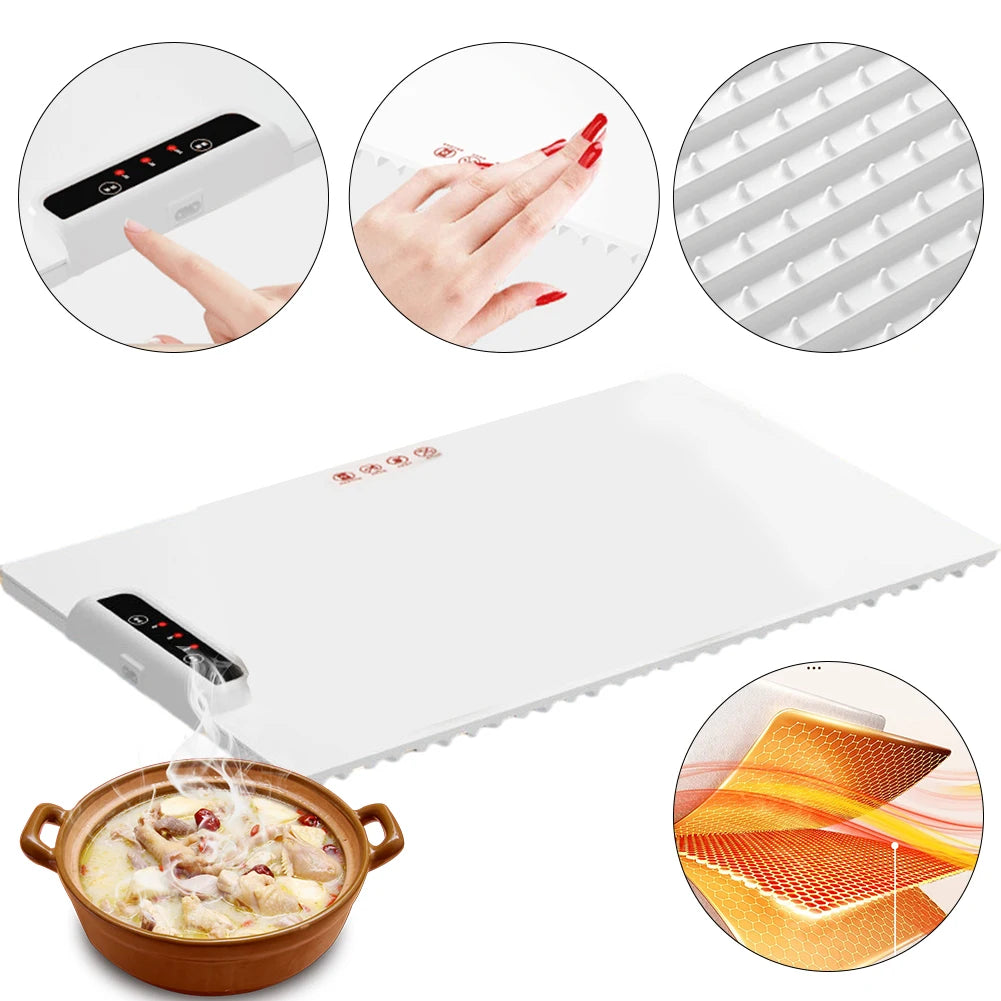 electric warming tray with adjustable smart temperature  