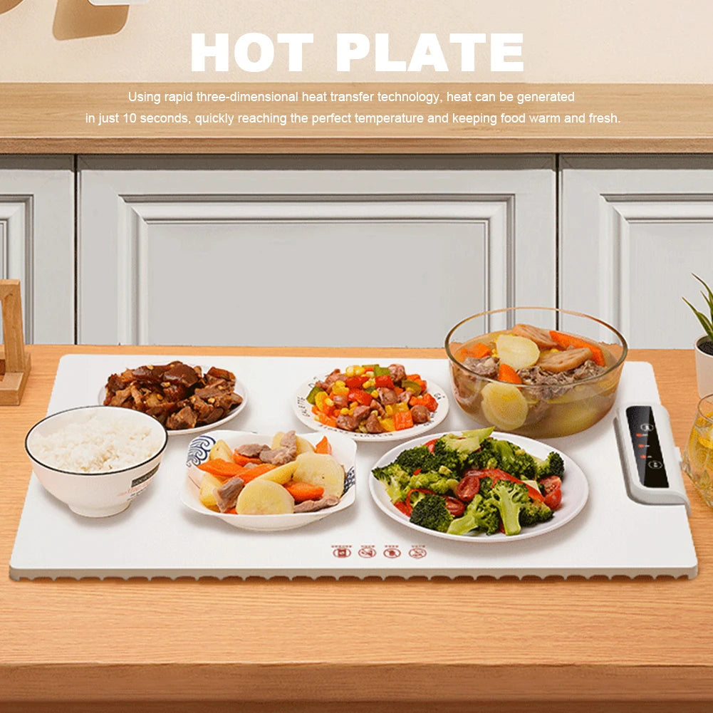 Electric Warming Tray with Adjustable Smart Temperature  