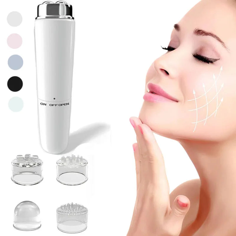 new mini eye massager electric vibration beauty instrument magnetic therapy portable v face massage stick