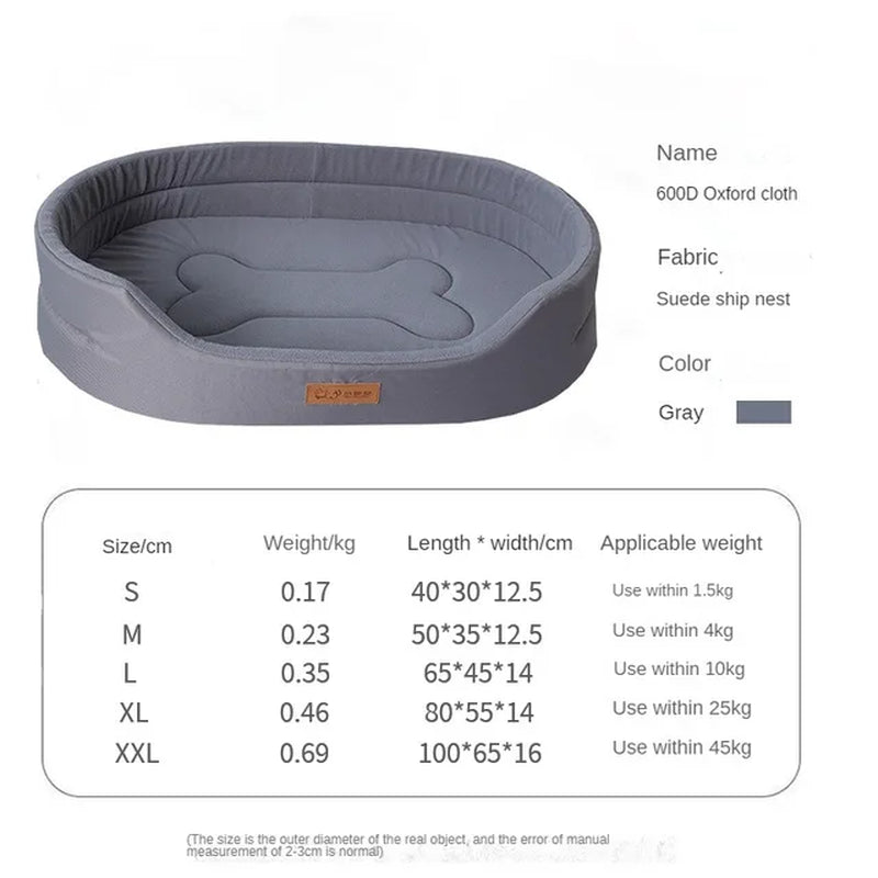 waterproof and anti-mite sofa bed for dogs and cats, chew resistant mat, wear-resistant, oxford cloth, leakproof, anti-murine in